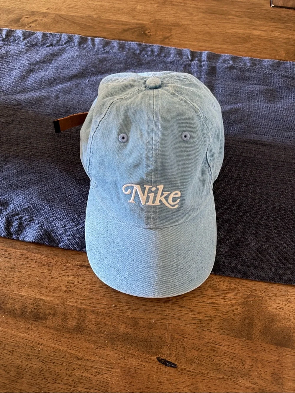Nike Golf Heritage86 Washed Adjustable Dad Hat Cap OS Dutch Blue
